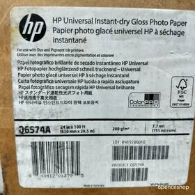 Q6574a Hp Sealed In Ob Universal Instant-dry Gloss Photo Paper 24 Inch X100ft