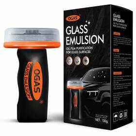 Hrioekax 787951306527 Glass Oil Film Remover For Car 100ml Roll-on Compound With Cleaning Bo