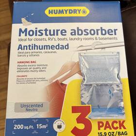 Usa40600c12 Humex Na North America Humydry Natural Hanging Recyclable Moisture Absorber 15.9 Oz. 3 Pack