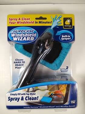 13596-6 Hurricane Windshield Wizard As Seen Tv Microfiber Reach Clean Tool New Free Ship