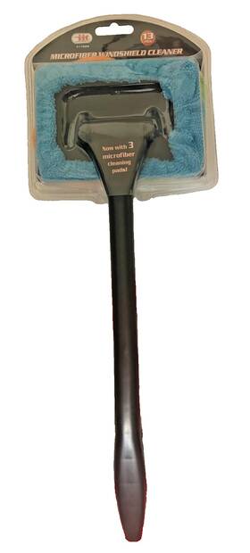 17604 Iit Illinois Industrial Tool 13 Inch Microfiber Windshield Cleaner Car Window Cleaning With 3 Pads Pivot Head