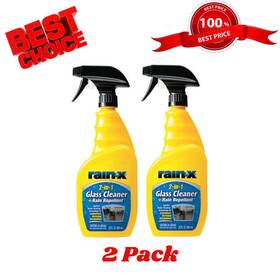 5071268 Illinois Tool Works Inc. 2 Pack Glass Cleaner Rain Repellent Enhance Driving Visibility 23oz -