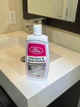 Indusies 313035786710 Gg-1 Gel-gloss Kitchen And Bath Polish 16 Fl. Oz White
