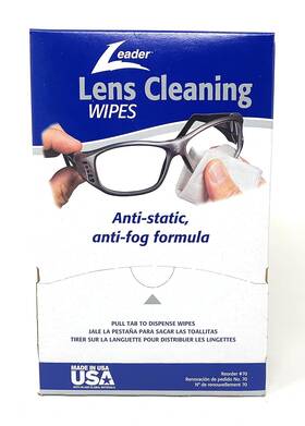 Industrial Safety 313091826825 100pk Lens Cleaning Towelette Dispenser