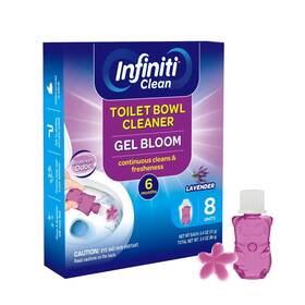 Itc107x Infiniti Clean Toilet Gel Stamp - 8 Packs Bowl Cleaner With Automatic Click Fres