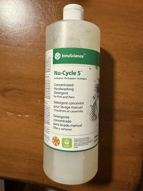 77914 Innuscience 6 Bottle Case Nu-cycle 5 Eco Liquid Detergent 950ml Biodegradable