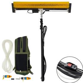 057192 Intbuying 110v 5m Electric Solar Panel Cleaning Roller Brush Automatic Cleaner