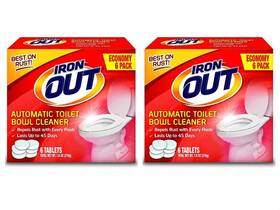 Iron Out 076168972824 Automatic Toilet Bowl Cleaner Tablets 12
