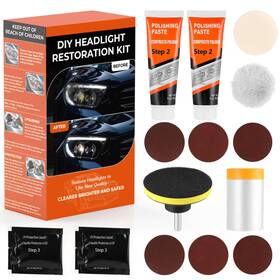 9354101 Isinflash Headlight Restoration Kit Polish Restore Cleaner Clean Tool Diy Polishing S