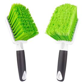 It19 Ittaho 2 Pack Car Wash Brush Tire For Cleaning Tires Soft And Stiff Bristle Wh