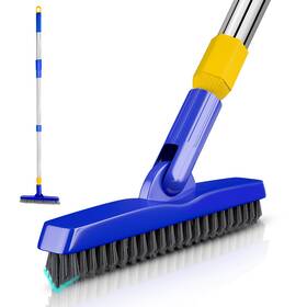 2009014 Ittar Grout Brush With Long Adjustable Handle Swivel Scrub V-shape Li