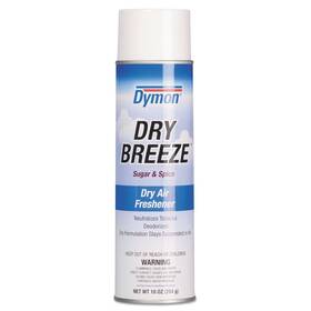 70220 Itw Dymon Dry Breeze 10 Oz Air Freshener Spray - Sugar And Spice 12/ct New