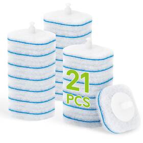 Ivyroll 795261187026 Toilet Bowl Cleaner Wand Refills Compatible With Clorox 21 Count Disposable Toi