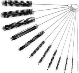 Ixiaoyoo 445045179169 Straw Cleaner Brushes Sets 12 Pieces 8.2 Inch Botthle Cleaning Brush And Nylon