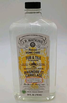 J.r. Watkins 818570008469 Naturals Home Care Tub And Tile Cleaner - 24 Oz. Bottle New / Sealed