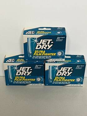 Jet 051700366651 3 Vintage Dry Ultra Film Fighter Rinse Agent Disc Dishwashers Plus New Clean