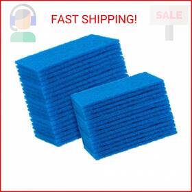 Jetec 748497044496 Scrub Pads Scouring Sponge Dish Scrubber Cleaning Non Scratc