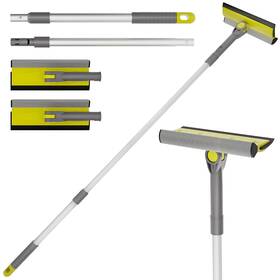 Jsw02 Jetshine Window Squeegee For Home 2-in-1 Cleaner Tool With Multiple Angles Sq