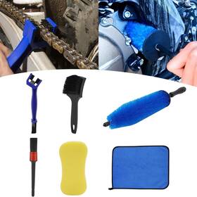 Y40060004 Jfg Racing Bike And Motorcycle Cleaning Brush Kit 6 Pack Detailing Stiff Tire De