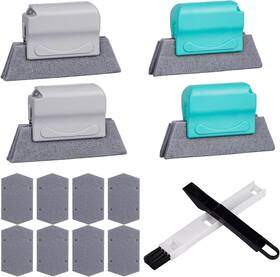 Chqjs01 Jhslzpc Magic Window Groove Cleaning Brush Sets 4 Pack Hand-held Crevice Track C
