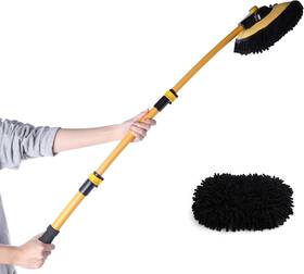 Wg01 Jiaxing Jackson Travel Products Co. Ltd Eyliden Car Wash Brush Mop With Long Handle 90 Swivel Head 45 Angle Lock