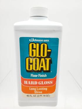 Johnson 046500001178 Wax Glo-coat Floor Finish 46oz Sc 1984 Hard Gloss 90% Full