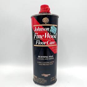 Johnson 046500003059 Vintage Wax Fine Wood Floor Care Buffing 1986 Formula 27 Oz