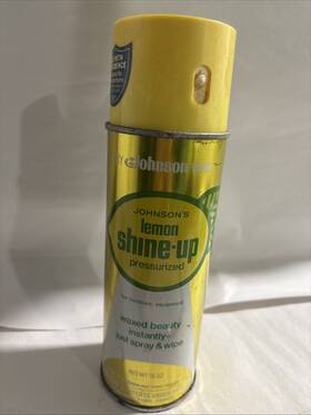 42616 Johnson Wax Vintage Full Shine-up Spray Cleaner Protects 15 Oz
