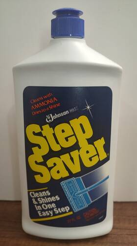 Johnsons Wax 046500001963 Johnson Step Saver Clean And Shine Floor Care New Old Stock 1988 Vintage Prop