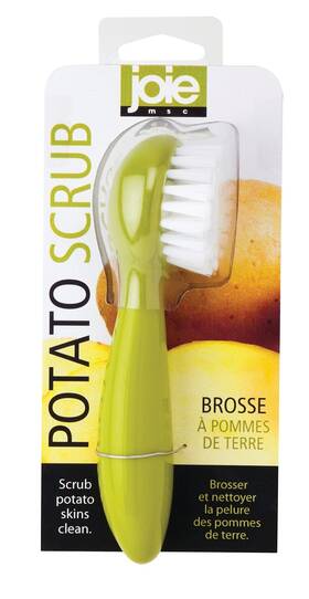 Joie 067742313072 Scrub Brush For Potatoes Carrots Vegetables Or Fruit Green 1 Count