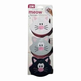 50350 Joie Meow Cat Themed Sponges 3 Pack