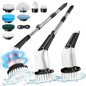 Jorking 975681801021 Electric Spin Scrubber Cordless Power Up To 420rpm Powerful