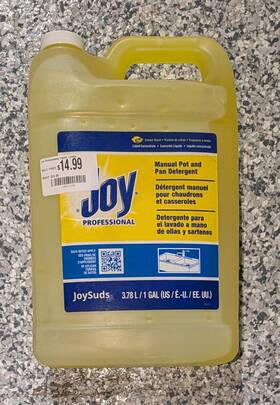 43607ea Joy Dishwashing Liquid Pot And Pan Detergent Lemon Scent 1 Gallon New