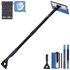 A2904-00203 Joytutus 47.7 Extendable Snow Brush And Ice Scraper 270 Pivoting Scra