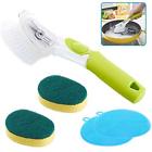 Js001 Dispenser Brush Heavy Duty Dish Wand Sponge For 605175182744