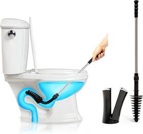 Toilshb101 Juka Innovations Corporation Revolutionary Plunger Squeegee Clog Remover Drain Cleaner Bathroom Toilet Dr