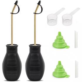 Justincity 726084293397 13.1oz Indoor Diatomaceous Earth Dust Applicator Fogger With Extended Copper Tub
