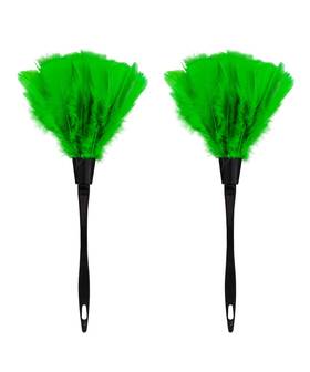Kawaii 768492456759 2 Pcs Turkey Feather Dusters For Cleaning Home Blinds Kitchen Car Office