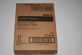 05574-039 Kay Ecolab 1 Case Graffiti Remover 4-16 Fl Oz Bottles And 2 Sprayers