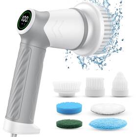 Ecb-881-w Kecoreay Electric Spin Scrubber Bathroom Full-body Ipx7 Waterproof Cleaning
