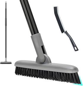 Kefanta 313047832856 Grout Brush With Long Handle 49ftft Tile Cleaner Tool For Shower Floors Scrubber