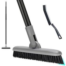 Kefanta 975406489725 Grout Brush With Long Handle 49 Tile Cleaner Tool For Shower Floors Scrubber F