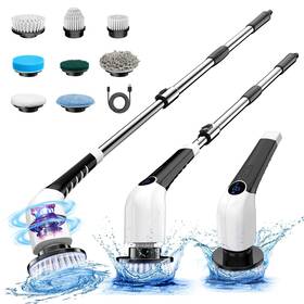 Keimi 975681800987 Electric Spin Scrubber 2024 New Cordless Voice Prompt Shower Cleaning B