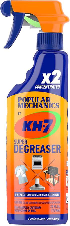 Kh-7 445004711782 Heavy Duty Degreaser For Oven Stove Grill Food Surfaces Vehicles Clothing 25 Oz