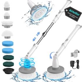 Khelfer 647697057247 Electric Spin Scrubber Kh8 2024 Upgrade Cordless Shower 8 R