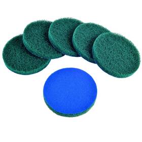 Db06gpd5in Kichwit 6 Pack Replacement Scrub Pads Super Abrasive Green 5 Inch Cleaning Tool