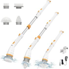 Kikolin 974480490306 Electric Spin Scrubber 380rpm High Speed Power Cordless Cleaning B