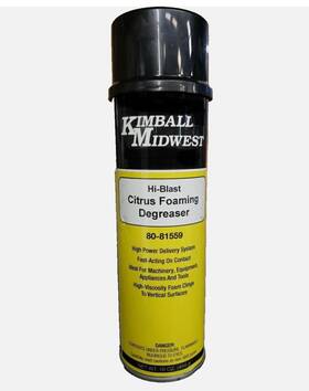 80-81559c Kimball Midwest 80-81559 Hi-blast Citrus Foaming Degreaser- Full Case Qty 12