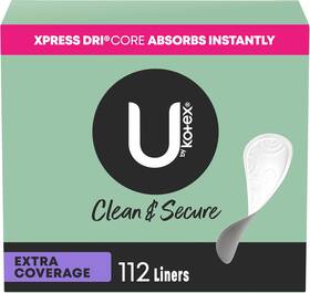 10036000371434 Kimberly-clark Corp. Clean And Secure Panty Liners Light Absorbency Extra Coverage 112 Count Packa