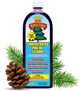King Pine 070160111328 Concentrated Oil Multi-surface Cleaner Industrial Strength Original Bla